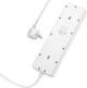 Мережевий подовжувач Hoco AC14A Rico 5-position socket (PD30W/1C3A) White (6942007607186) - зображення 4