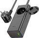 Мережевий зарядний пристрій Hoco NS4 Sharp PD65W (2C1A) desktop socket (EU/GER) Black (6942007617352) - зображення 1