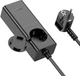Мережевий зарядний пристрій Hoco NS4 Sharp PD65W (2C1A) desktop socket (EU/GER) Black (6942007617352) - зображення 3