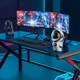 Колонка BauTech космонавт розумна бездротова з AI асистентом та радіобудильником Білий (1016-049-00) - зображення 15
