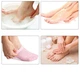 Силіконові гелеві зволожуючі шкарпетки Soft Gel Socks Rose - зображення 4