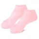 Силіконові гелеві зволожуючі шкарпетки Soft Gel Socks Rose - зображення 5