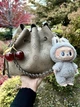 Детская мягкая игрушка сюрприз Лабубу Labubu Exiting Macaron плюшевая, брелок для ключей сумки рюкзака для детей и взрослых 17 см - изображение 10