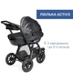 Коляска 2 в 1 Chicco Activ3, черная (87087.51.01) - изображение 2