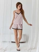 Пижама (майка + шорты) женская BARWA garments 0373/374 S Розовая (2113733741183) - изображение 3