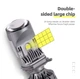 Світлодіодні LED лампи з лінзою M01U H4 (ближній/дальній) 11000 LM 6000 K 12V 120 w - изображение 2