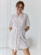 Халат женский хлопковый летний BARWA garments 0375 L Белый (2110003753129) - изображение 1