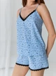 Пижама (майка + шорты) женская BARWA garments 0373/374 XL Голубая (2113733744030) - изображение 4