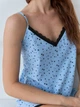 Пижама (майка + шорты) женская BARWA garments 0373/374 XL Голубая (2113733744030) - изображение 8