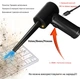 Ручний міні компресор акумуляторний Air Duster 51000 об/хв для продувки і чищення клавіатури, ноутбука, кондиціонера - зображення 7