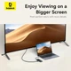 HUB адаптер Type-C Хаб Baseus Dual Fast Charging 6-in-1 |USB-C to HDMI 4K*1+USB-A*2+USB-C*3| Адаптер Розгалужувач - зображення 4