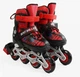 Комплект роликов с защитой 405-S Best Roller колеса PVC светящиеся. Red (размер 28-31) (173348) - изображение 4