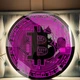 Зеркальное настенное украшение Bitcoin с LED подсветкой RGB 70 на 70 La Mir (bitcoin70) - изображение 10