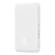 Повербанк Baseus Magnetic 5000 mAh 20W + Бездротова швидка зарядка 15W Білий - зображення 3