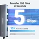 USB-хаб Ugreen CM219 4-in-1 USB Type-A to 4xUSB 3.0 HUB 1.5m Black (90879) - изображение 3