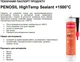Герметик для каминов и печей Penosil HighTemp Sealant +1500°C 310 мл Черный (H4594) - изображение 4