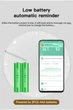 Датчик температуры и влажности TH02 Pro с дисплеем, Wi-Fi 2.4G, Smart Life, Tuya Smart, 2хААА, white - изображение 11