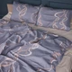 Простынь MirSon King Size 220x240 см 22-1407 Wavy lines Сатин (2200011121642) - изображение 1