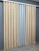 Комплект штор VR-Textil Лен Мрамор 150х270 2шт и Тюль 400х270 1713ш-1276т Айвори с белым 71-010/3 - изображение 3