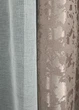 Комплект штор VR-Textil Лен Мрамор 100х270 2шт и Тюль 400х270 1715ш-1276т Светло-пудровый с белым 71-011/2 - изображение 7