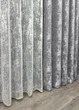 Комплект штор VR-Textil Жакард Мармур 100х270 2шт і Тюль 300х270 1668ш-1400т Сірий з білим 71-001/1 - зображення 8