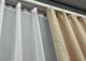 Комплект штор VR-Textil Лен Мешковина 100х270 2шт и Тюль 300х270 1162ш-115т Бежевый с белым 71-018/1 - изображение 8