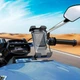 Держатель на руль для телефона на велосипед, мопед, мотоцикл HOCO Vista Bicycle (4,7"-7"). Black - изображение 7