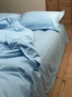 Простирадло Cozy 140x200x20 см на резинці Небесно-блакитне - изображение 8