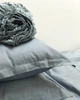 Простирадло Cozy 140x200x20 см на резинці Сіро-блакитне - зображення 1