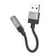 Внешняя звуковая карта HOCO Clever external Sound Card USB to 3.5mm (0.12m, USB, DAC). Black - изображение 3