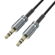 Аудиокабель 3,5 на 3,5 HOCO UPA31 Cindy spring audio cable mini jack 3,5 mm на mini jack 3,5 mm (3m). Black - изображение 2