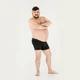Чоловічі анатомічні боксери Anatomic Intimate no fly Plus, Black Series, чорний 5XL IPS180-01 - зображення 9