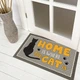 Коврик придверный с принтом "Home is where the cat is" - изображение 2