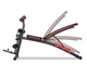Набір Hop-Sport Strong 67 кг лавка HS-1035 штанга гантелі комплект для силових тренувань дому - зображення 4