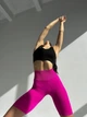 Велосипедки жіночі EASY з Push Up Фітнес Спорт Однотонні Безшовні XS-S Рожева фуксія (XS050000S) - зображення 10