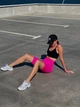 Велосипедки жіночі EASY з Push Up Фітнес Спорт Однотонні Безшовні XS-S Рожева фуксія (XS050000S) - зображення 11
