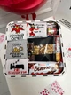 Сладкий подарочный бокс для парня с конфетками набор в форме квадрата для мужа, отца, сына D-1163 - изображение 4