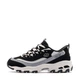 Жіночі кросівки Skechers D`Lites Smooth Nostalgia Black/White 43 Білий 150537-BKNT - изображение 3
