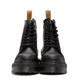 Жіночі черевики Dr. Martens Jadon Zip Vegan Mono Black 39 Чорний 25310001 - изображение 4
