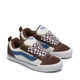 Чоловічі кеди Vans Knu Skool Mega Check Potting Soil 39 Коричневий VN0009QCDMV - зображення 2