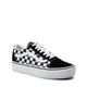 Чоловічі кеди Vans Old Skool Platform Checkerboard 44 Чорний VN0A3B3UHRK1 - изображение 2