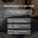 Плед Love You Флис Синий Двуспальный 200х220 см (ly82995) - изображение 3