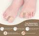 Ортопедичний коректор-роздільник пальців Fiber Toe Separators для корекції вальгусу комплект Розмір L - зображення 3