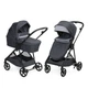 Коляска 2 в 1 Chicco Seety, серая (87097.53.01) - изображение 1