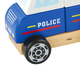 Drewniana piramidka Viga Auto policyjne 50201 (6934510502010) - obraz 2