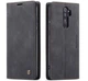 Чехол-книжка CaseMe из нубука для Xiaomi Redmi Note 8 Pro Чёрный - изображение 7