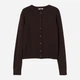 Кардиган вязаный женский H&M 5795414wer XL Темно-коричневый (PS2030000360840) - изображение 1