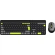 Комплект (Клавиатура и мышь) Canyon HSET-W5 EN AAA+AA Wireless Black (CNS-HSETW5BK) - изображение 1