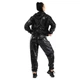 Костюм-сауна для похудения на молнии с капюшоном Поливинилхлорид SAUNA SUIT ZELART размер 2XL/50-54 черный FI-9652 - изображение 4