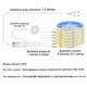 Светодиодная лента для подсветки полок (6 отрезков по 1 метру) - изображение 2